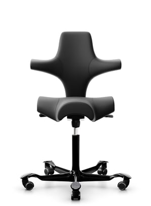 Black HÅG Capisco chair profile