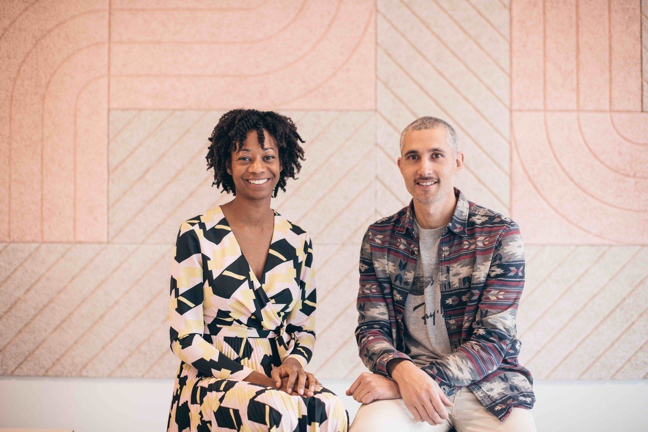 portrait photo of Lucio Kilcher and Janan Shakur-Kilcher, founders of Swiss co-work office Cospire